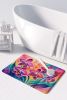 Orchids in Color Memory Foam Kitchen Mat Machine Washable Anti-Fatigue Mat Cushion Comfort Bath Mat or Kitchen Rug